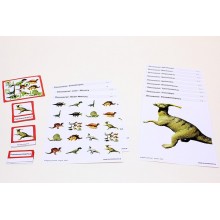 Posuvné a odkrývajúce hracie podnosy - dinosaury