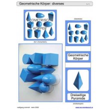 Schiebe- und Aufdeckspieleinlagen - Geometrische Körper