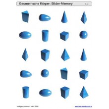 Schiebe- und Aufdeckspieleinlagen - Geometrische Körper