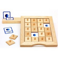 Schiebe- und Aufdeckspieleinlagen - Geometrische Körper