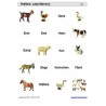 Sliding and turn-up game deposits - farm animals