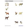 Sliding and turn-up game deposits - farm animals