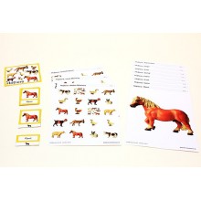 Sliding and turn-up game deposits - farm animals