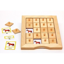 Schiebe- und Aufdeckspieleinlagen - Hoftiere