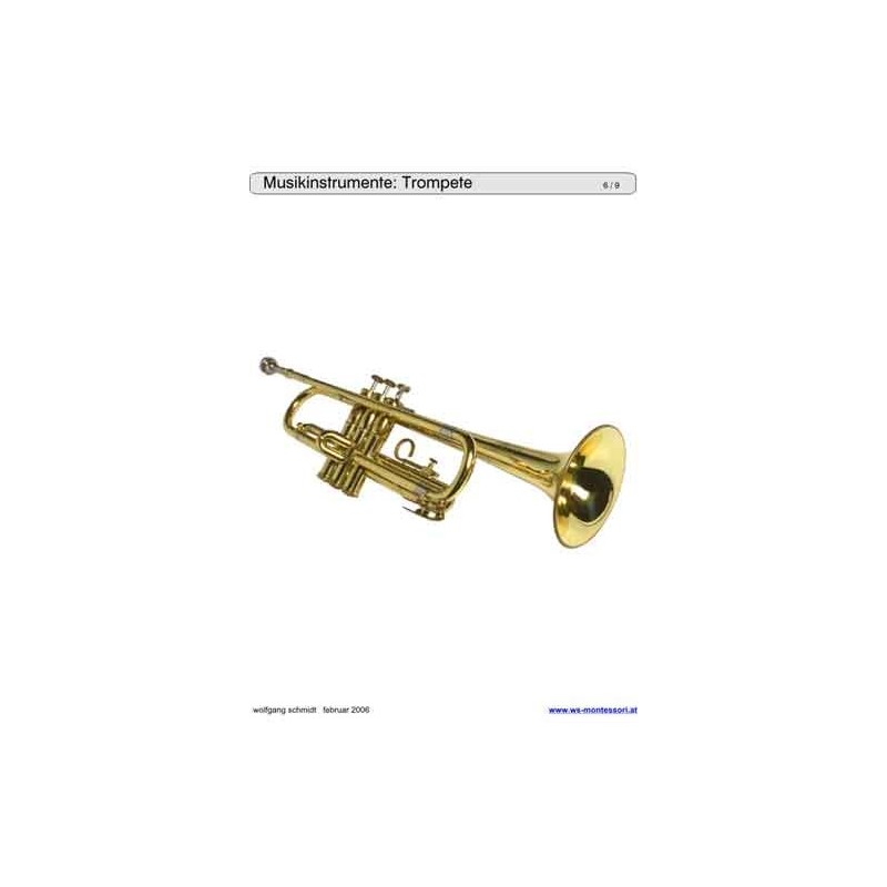 Schiebe- und Aufdeckspieleinlagen - Musikinstrumente