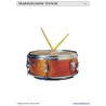 Sliding and turn-up pads - musical instruments