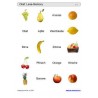 Schiebe- und Aufdeckspieleinlagen - Obst