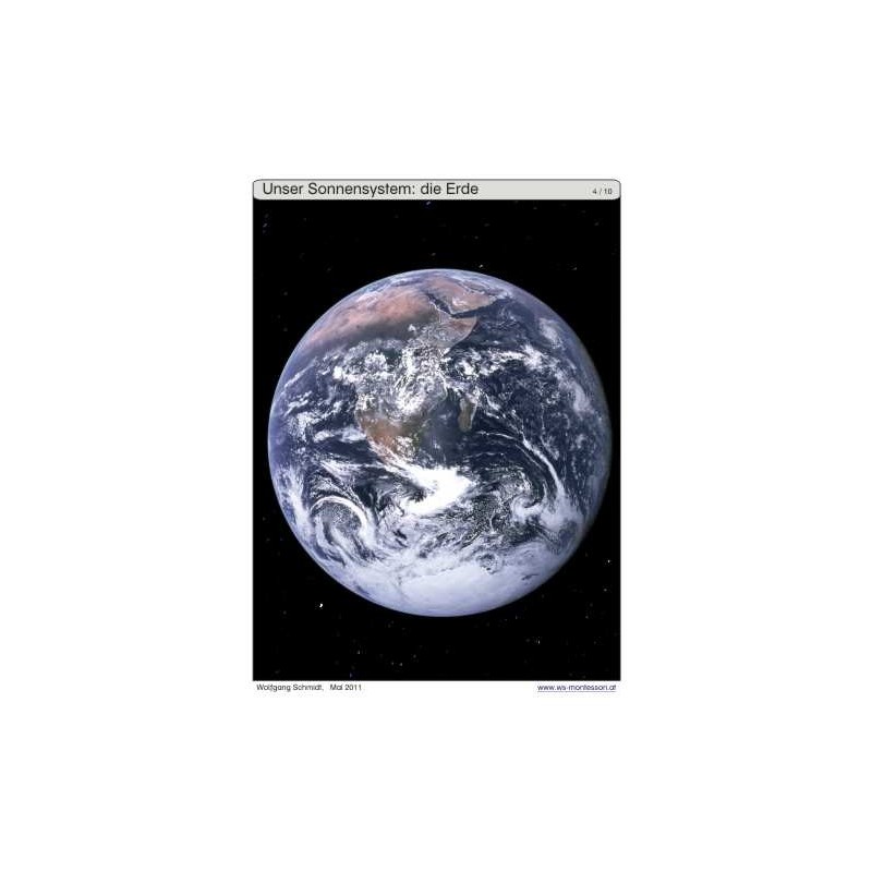 Schiebe- und Aufdeckspieleinlagen - Unser Sonnensystem