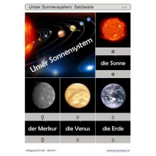 Schiebe- und Aufdeckspieleinlagen - Unser Sonnensystem