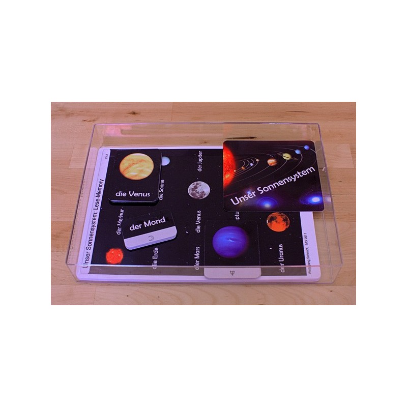 Schiebe- und Aufdeckspieleinlagen - Unser Sonnensystem