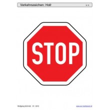 Schiebe- und Aufdeckspieleinlagen - Verkehrszeichen