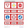 Sliding and turn-up game deposits - traffic signs