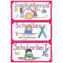 Timetable cards