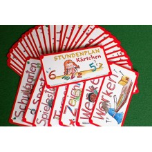 Timetable cards