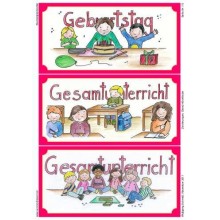 Timetable cards