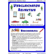 Comparative adjectives blue (This item is available in english)