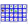 Comparative adjectives blue (This item is available in english)