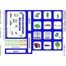 Comparative adjectives blue (This item is available in english)