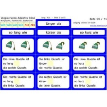 Comparative adjectives blue (This item is available in english)