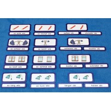 Comparative adjectives blue (This item is available in english)