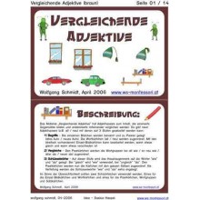 Porovnávacie prídavné mená hnedá